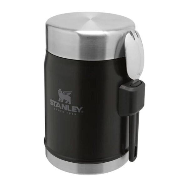 Stanley Classic Food Jar + Spork, 0.4 lt, Matte Black Pebble - Image 2