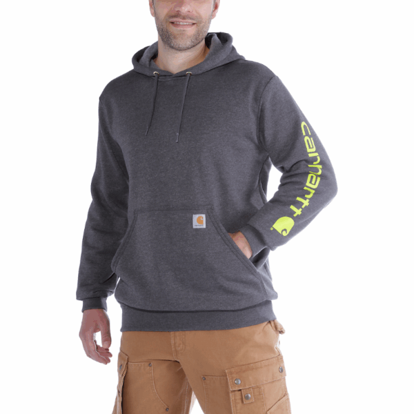 Loose Fit Midweight Logo Sleeve Graphic Sweatshirt