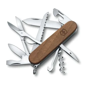 Ελβετικός Σουγιάς Huntsman Wood 91 mm 13 Λειτουργίες Ξύλο Καρυδιάς Victorinox