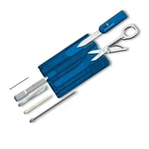 Swiss Card Classic κάρτα πολυεργαλείο 10 λειτουργίες μπλε διαφανής