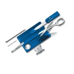 Swiss Card Lite κάρτα πολυεργαλείο 13 λειτουργίες μπλε διαφανής