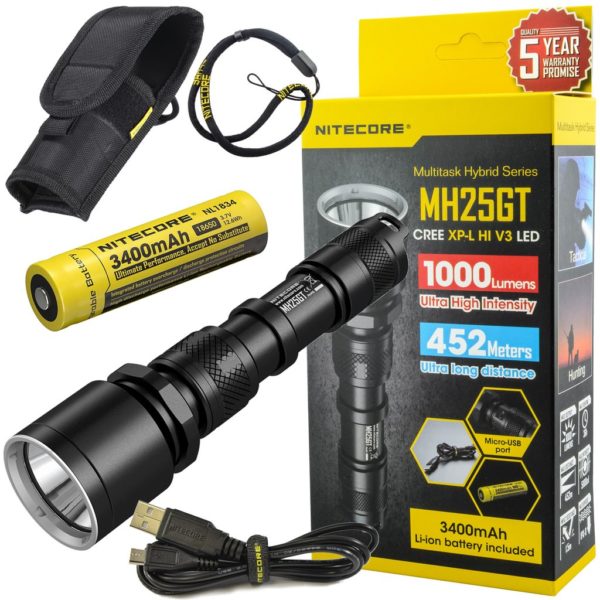 ΦΑΚΟΣ LED NITECORE MULTI TASK HYBRID MH25GT 1000 LUMENS