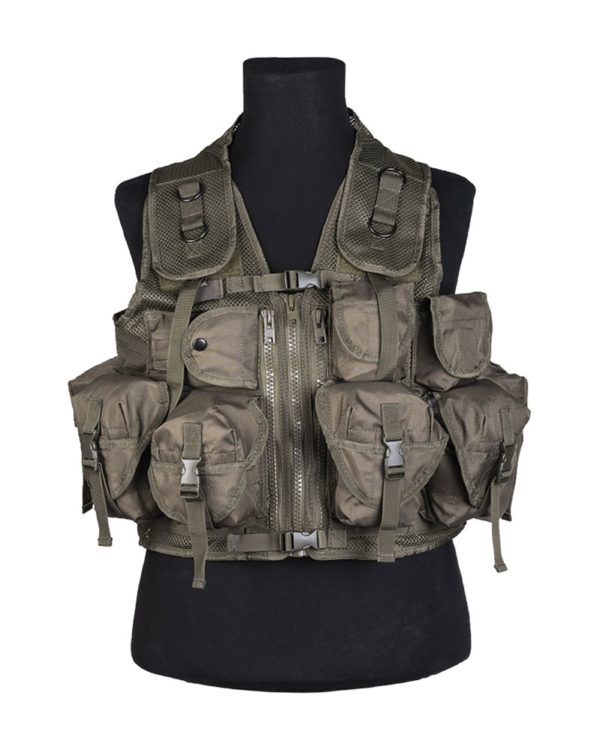 OD VEST TACTICAL (9 POCKETS)