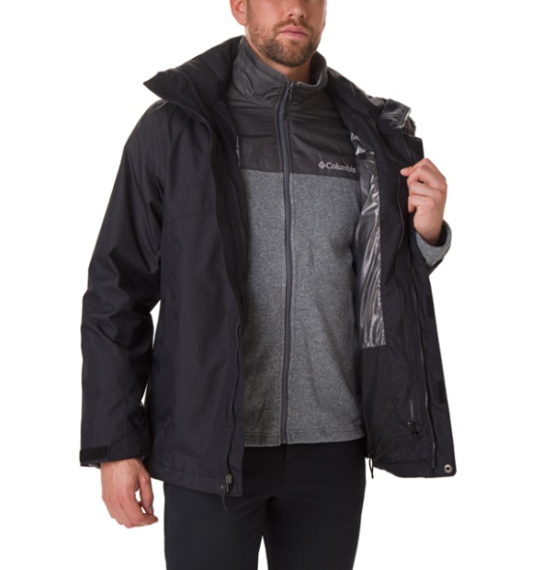 Columbia Bugaboo™ II Fleece Interchange Jacket ΜΑΥΡΟ