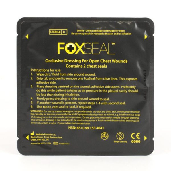 Foxseal Επίθεμα Θωρακικών Τραυμάτων