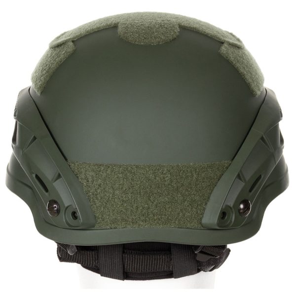 US Helmet, "MICH 2002", rails, OD green, ABS-plastic