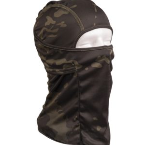 Mil-Tec  MULTITARN® BLACK TACTICAL BALACLAVA OPEN