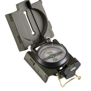 Mil-Tec US OD METAL COMPASS WITH LED LIGHT