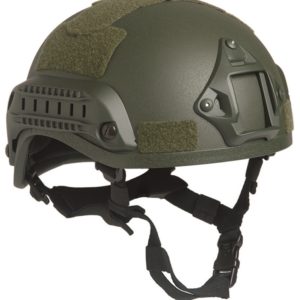 Mil-TecUS OD COM.HELMET WITH RAIL M.I.C.H. 2001