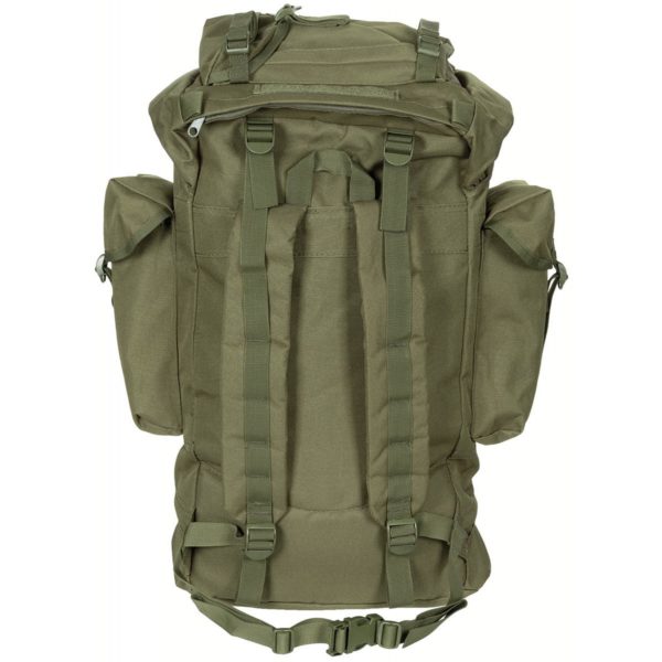 MFH  BW Combat Backpack, 65 l, aluminium rod, OD green