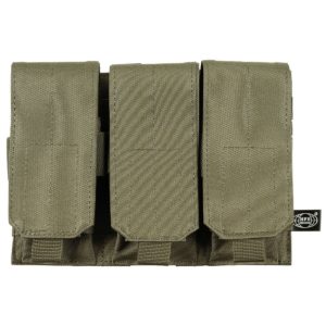 MFH  Ammo Pouch, triple, "MOLLE", OD green