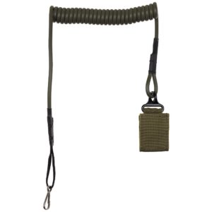 MFH  Lanyard for Pistol, OD green, with carabiner