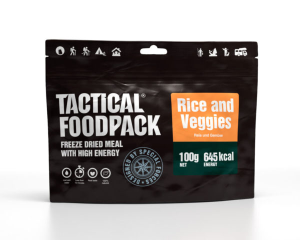 VEGAN ΕΤΟΙΜΟ ΓΕΥΜΑ TACTICAL FOODPACK ΡΥΖΙ ΜΕ ΛΑΧΑΝΙΚΑ