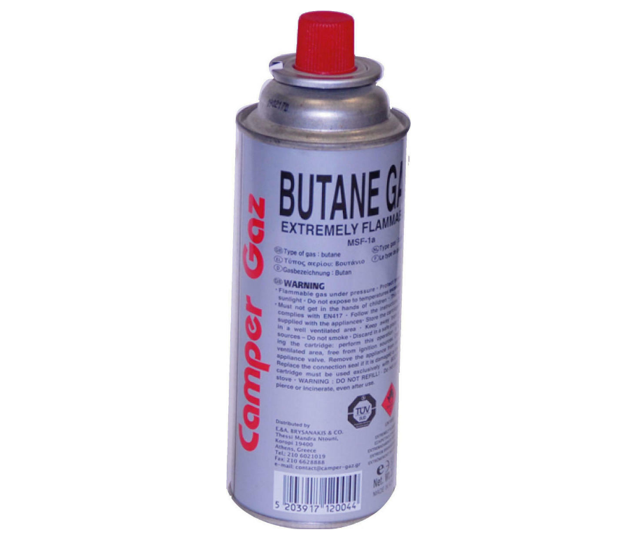 Φιαλίδιο Βουτανίου Φορητής Εστίας Camper Gaz