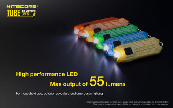 ΦΑΚΟΣ LED NITECORE TUBE, Orange, V2.0, 55lumens