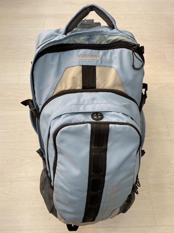 ΣΑΚΙΔΙΟ ΠΛΑΤΗΣ 2 ΣΕ 1 WHITE HAWK 60LTR ΣΙΕΛ