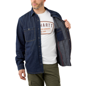 ΠΟΥΚΑΜΙΣΟ-ΜΠΟΥΦΑΝ ΤΖΗΝ CARHARTT DENIM FLEECE