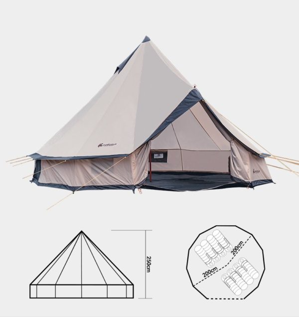 ΣΚΗΝΗ 8-10ΑΤΟΜΩΝ Gingham Mongolian Tent