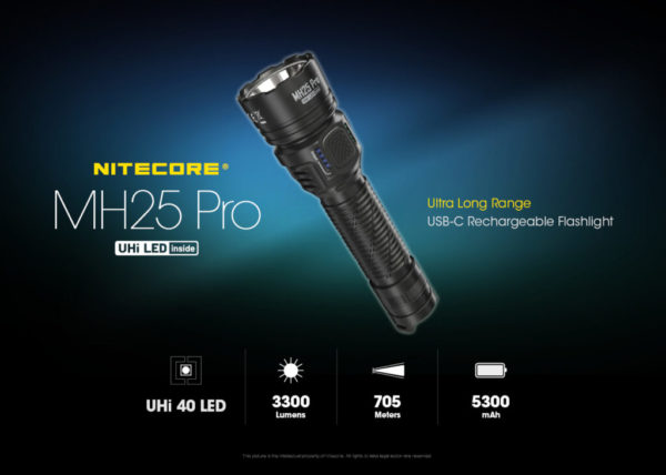 ΦΑΚΟΣ NITECORE MULTI TASK HYBRID MH25PRO 3300 Lumens