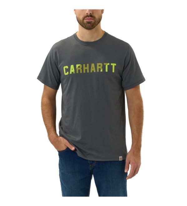 ΚΟΝΤΟΜΑΝΙΚΟ CARHARTT T-SHIRT BLOCK LOGO GRAPHIC