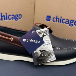 ΑΝΔΡΙΚΑ ΠΑΠΟΥΤΣΙΑ CASUAL CHICAGO 820 BOAT / ΜΠΛΕ-ΚΑΦΕ