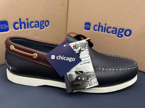 ΑΝΔΡΙΚΑ ΠΑΠΟΥΤΣΙΑ CASUAL CHICAGO 820 BOAT / ΜΠΛΕ-ΚΑΦΕ