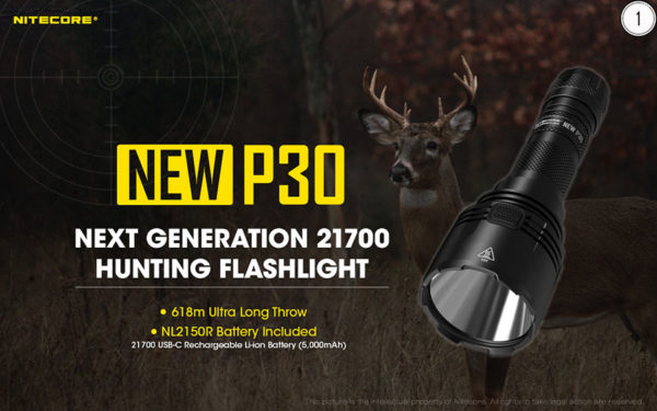 ΦΑΚΟΣ LED NITECORE PRECISE P30 NEW + 2150R USB-C